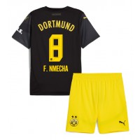 Camiseta Borussia Dortmund Felix Nmecha #8 Segunda Equipación Replica 2024-25 para niños mangas cortas (+ Pantalones cortos)